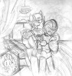  2boys greyscale midi monochrome multiple_boys rockman rockman_x sketch x_(rockman) yaoi zero_(rockman) 