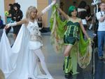  cosplay final_fantasy final_fantasy_iv green_hair pantyhose photo rosa_farrell rydia summoner white_legwear white_pantyhose 
