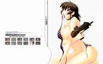  ayamine_kei bikini breast_hold gun makishima_azusa mizugi muv-luv_alternative muvluv muvluv_alternative nipple_covers oppai total_eclipse wallpaper wardrobe_malfunction 