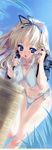  bikini cleavage erect_nipples kusugawa_sasara mizugi stick_poster to_heart_2 urotan 