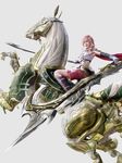  cg final_fantasy final_fantasy_xiii lightning odin_(final_fantasy) 