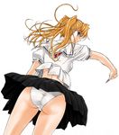  blonde kino_hitoshi oshiri pantsu school_uniform 