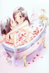  bath bathing morinaga_milk nipples nude yuri 