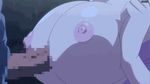  animated animated_gif breasts censored gif green_eyes kanojo_x_kanojo_x_kanojo large_breasts lowres orifushi_natsumi paizuri penis purple_hair shiki_haruomi 
