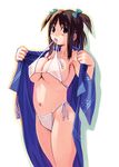  bikini cleavage mizugi nomura_ryouji open_shirt 