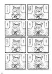  4koma bow cirno comic dai-oki greyscale highres monochrome multiple_4koma solo touhou translated 