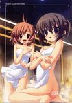  hattori_aya itou_mikoto koiiro_soramoyou lucie nude onsen scanning_artifacts scanning_dust towel 