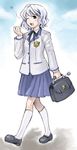  alternate_costume full_body merlin_prismriver school_uniform shimakusa_arou solo standing touhou 