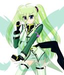  einhart_stratos green_hair heterochromia long_hair mahou_shoujo_lyrical_nanoha mahou_shoujo_lyrical_nanoha_vivid 