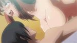  2boys ahegao aisai_nikki animated animated_gif breasts censored cleavage doggystyle double_penetration fucked_silly gif large_breasts lowres multiple_boys saliva sex sweat threesome tongue 