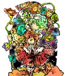  flower glisten green_hair highres kazami_yuuka plant solo touhou vines 