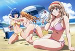  beach bikini ikkitousen ikkitousen~great_guardians~ koumei_shokatsuryou mizugi rin_sin ryomou_shimei sonken_chuubou sonsaku_hakufu 