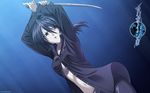  aoi_shiro hal kaya_(aoi_shiro) no_bra open_shirt success sword wallpaper 