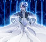  claws cloak expressionless looking_at_viewer male_focus pillar solo yuu-gi-ou yuu-gi-ou_5d's z-one 