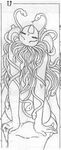  drawing from_behind large_nipples medusa monochrome monster monster_girl sex snake 