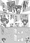  comic greyscale haramura_nodoka highres kataoka_yuuki mahjong mikage_takashi monochrome multiple_girls saki translated two_side_up 
