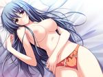  akatsuki_no_goei cameltoe game_cg kanzaki_moe mugenkidou nipples pantsu tomose_shunsaku topless 