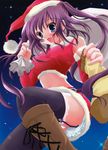  akane_iro_ni_somaru_saka christmas hisuitei izumi_tsubasu katagiri_yuuhi pantsu stockings thighhighs 