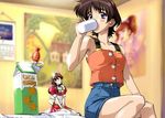  cyberdoll_may drinking hand_maid_may milk minigirl tani_kasumi 