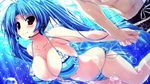  bikini breasts kamikaze_explorer kamikaze_explorer! large_breasts long_hair okihara_kotoha oshiki_hitoshi swimsuit underwater 