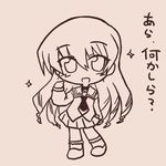  chibi drill_hair ikkyuu lowres monochrome nanjou_misao pani_poni_dash! school_uniform sepia solo 