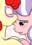  cub diamond_tiara_(mlp) duo embarrassed equine eyewear female feral friendship_is_magic glasses horse kloudmutt lesbian mammal my_little_pony oddly_sexy pony suggestive twist_(mlp) young 