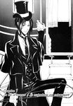  kuroshitsuji male monochrome sebastian_michaelis tagme 