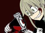  crazy_eyes green_eyes insane maka_albarn scythe soul_eater soul_eater_(character) soul_eater_evans you_gonna_get_raped 