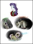 creepy dialog dialogue dragon equine female feral fluttershy_(mlp) friendship_is_magic horn horse male mammal my_little_pony pegasus plain_background pony prince_blueblood_(mlp) rarity_(mlp) scalie spike_(mlp) text unicorn white_background wings 