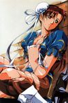  chun-li chun_li cleavage erect_nipples street_fighter torn_clothes urushihara_satoshi 