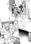  child comic english greyscale hakurei_reimu hard_translated highres kochiya_sanae monochrome multiple_girls takana_shinno touhou translated 