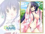  amato_saori choco_chip nipples open_shirt oppai pantsu sara_sara_sasara wallpaper wet 