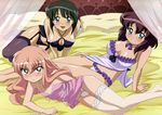  cleavage fujii_masahiro garter_belt henrietta_de_tristain lingerie louise_fran&ccedil;oise_le_blanc_de_la_valli&egrave;re pantsu siesta stockings thighhighs zero_no_tsukaima 