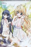  cleavage ebata_risa kagura_(prism_ark) magazine_scan pinup priecia prism_ark see_through wet_clothes 