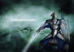  armor demon's_souls english full_armor garl_vinland helmet knight male_focus shield solo souls_(from_software) sword tominaga weapon 