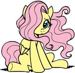  equine female feral fluttershy_(mlp) friendship_is_magic mammal my_little_pony pegasus solo unknown_artist wings 