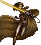  brittany_fuerst brown_hair cloak energy_sword jedi leather lightsaber original science_fiction signature solo star_wars sword weapon 