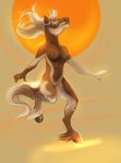  anthro breasts equine female horse mammal nipples nude skulldog solo sun 