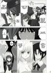  6+girls arcueid_brunestud ciel comic doujinshi greyscale hard_translated highres hisui kohaku long_sleeves melty_blood monochrome multiple_girls shirotsumekusa sion_eltnam_atlasia translated tsukihime wallachia 