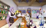  ahoge alcohol angel_beats! apron aqua_hair bar bartender beer black_thighhighs blazer blonde blue_eyes braid breasts brown_eyes brown_hair character_request chibi cleavage dress eyes_closed glass gundam gundam_seed gundam_seed_destiny hair_ribbon hatsune_miku high_res holding_hands huge_breasts izayoi_sakuya lacus_clyne large_breasts long_hair mahou_shoujo_lyrical_nanoha mahou_shoujo_lyrical_nanoha_a&#039;s mahou_shoujo_lyrical_nanoha_strikers maid maid_headdress megurine_luka military_uniform oppai otonashi_(angel_beats!) pants pink_hair plate pointing ponytail purple_eyes purple_hair red_eyes ribbon school_uniform shirt side_ponytail silver_hair sitting skirt sleeveless smile takamachi_nanoha tenshi_(angel_beats!) thighhighs touhou twin_tails very_long_hair vest vita vocaloid white_eyes white_hair wine wine_glass yellow_eyes yowane_haku 