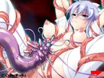  blue_hair insects mature megane tagme tentacles 
