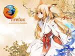  anthropomorphization fan firefox houden_eizou kemonomimi kitsunemimi miko os tagme tenko_kuugen wagaya_no_oinari-sama 