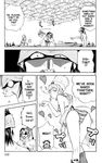  2boys american_flag_bikini bikini chef_hat comic flag_print greyscale hard_translated hashiguchi_takashi hat monica_adenauer monochrome multiple_boys suwabara_kai swimsuit toque_blanche translated yakitate!!_japan 