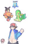  black hilbert hilda oshawott pokemon snivy tepig white yuuo 