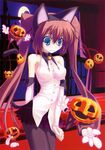  erect_nipples halloween kemonomimi kokonobi nekomimi pantyhose tail 