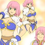  breast_envy breasts bulge cleavage dream dreaming estellise_sidos_heurassein judith judith_(cosplay) large_breasts lowres marnic oekaki tales_of_(series) tales_of_vesperia 