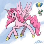  alicorn balloon balloons blue_eyes bucket cutie_mark equine female feral friendship_is_magic fur gummy_(mlp) hair horn horns horse john_joseco male mammal my_little_pony pink_fur pink_hair pinkie_pie_(mlp) pony reptile scalie turnip winged_unicorn wings 