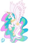  alicorn armor cutie_mark equine female feral friendship_is_magic horn horns horse mammal my_little_pony pegacorn plain_background pony princess princess_celestia_(mlp) royalty solo transparent_background unknown_artist winged_unicorn wings 
