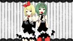  dress gumi kagamine_rin pantyhose stockings vocaloid wallpaper yayoi 