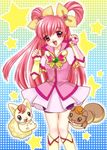  :d bad_id bad_pixiv_id bike_shorts blush boots brooch bug butterfly coco_(yes!_precure_5) creature cure_dream dress flower gloves hair_ribbon hair_rings happy insect jewelry long_hair magical_girl nuts_(yes!_precure_5) open_mouth pink_eyes pink_flower pink_hair pink_rose precure ribbon rose shorts shorts_under_skirt smile star yes!_precure_5 yumehara_nozomi yuricyan 